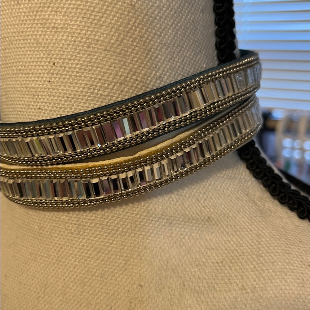 Beautiful boho rhinestone chokers, set of 2 - Picture 2 of 11